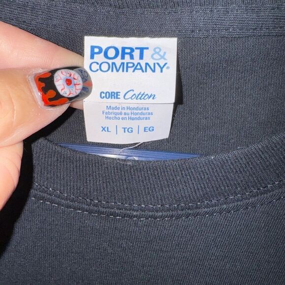 PORT COMPANY BRAND WOMENS HALLOWEEN SHIRT - Picture 3 of 4